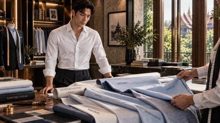 Shirt Fabrics Chiang Mai | Refined Quality | Tomford Tailor